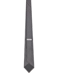 Brunello Cucinelli Gray Spotted Tie