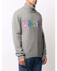 Moschino Painted Logo Cashmere Sweater