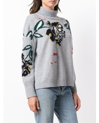 Ermanno Scervino Rose Intarsia Sweater