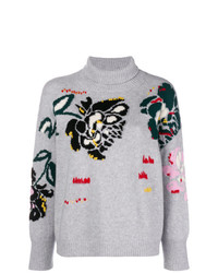 Ermanno Scervino Rose Intarsia Sweater