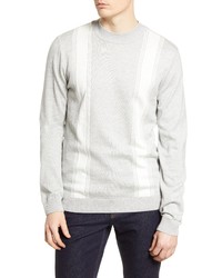 Topman Stripe Mock Neck Sweater