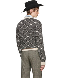 Gucci Black Jacquard Sweater