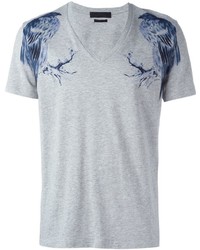 Alexander McQueen Bird Print T Shirt