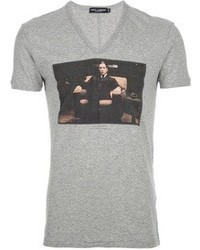 Dolce & Gabbana Al Pacino Print T Shirt