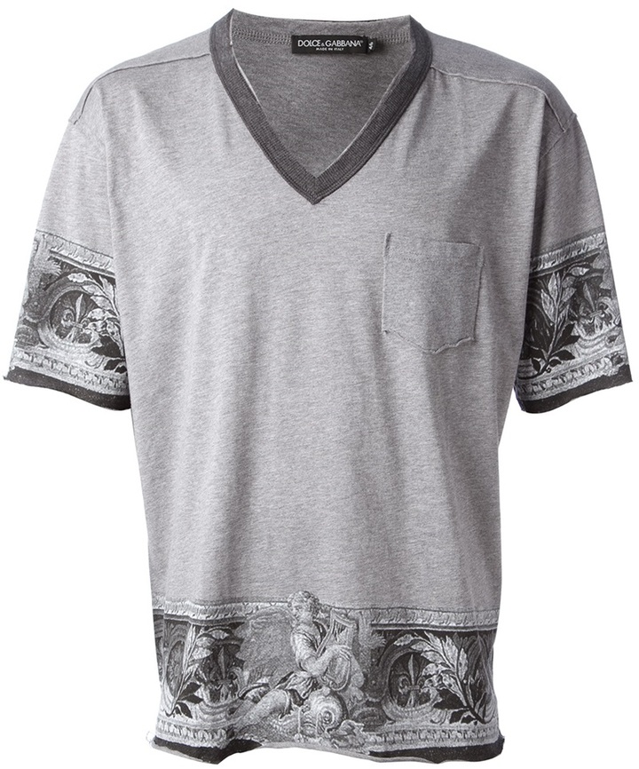 dolce and gabbana crew neck t shirt