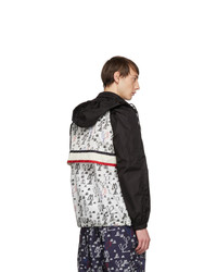Moncler 2 1952 White And Black Allos Jacket