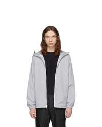 Minotaur Grey And Black Translucent Hooded Jacket