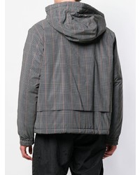 Paura Houndstooth Check Hooded Jacket