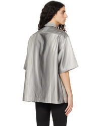 VTMNTS Gray Zip Up Shirt