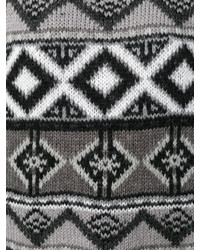 Twin-Set Diamond Intarsia Knit Sweater
