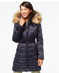 ... Faux Fur Hood Down Puffer Coat by Laundry by Shelli Segal