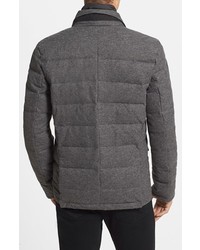 Vince Camuto Flannel Quilted Down Feather Jacket