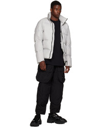 Arktisk Gray Quilted Down Jacket