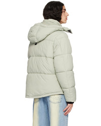 The Very Warm Green Hooded Puffer Jacket