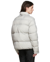 C2h4 Grey Polyester Down Jacket