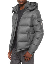 Moncler Montgenevre Quilted Down Jacket Gray