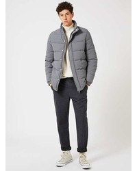 Topman Premium Gray Puffer Jacket