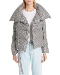 Bacon Puffa Houndstooth Down Puffer Jacket
