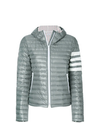 Thom Browne Quilted Down Fill Hooded Jacket In Nylon Tech