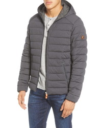 Save The Duck Water Resistant Hooded Puffer Jacket