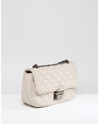 Marc B Quilted Shoulder Bag In Gray