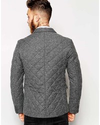 Asos Brand Slim Fit Blazer With Quilting