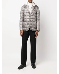 Herno Quilted Single Breasted Blazer