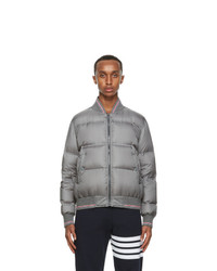 Thom Browne Grey Down Relaxed Blouson Jacket