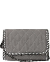 Grey Quilted Clutch