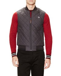 Fred Perry Diamond Quilted Gilet