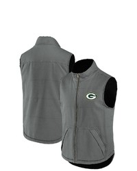 NFL X DARIUS RUCKE R Collection By Fanatics Gray Green Bay Packers Full Zip Vest At Nordstrom