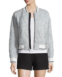 Grey Quilted Jacket