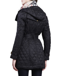 Burberry Finsbridge Hooded Quilted Jacket