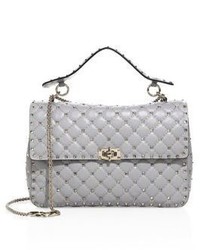 Valentino Garavani Rockstud Large Quilted Leather Chain Top Handle Bag