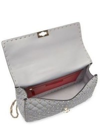 Valentino Rockstud Spike Large Quilted Leather Chain Shoulder Bag
