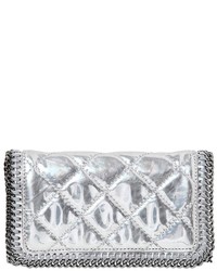 Stella McCartney Quilted Mirror Faux Leather Shoulder Bag