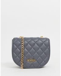 Love Moschino Across Body Bag With Gold In Grey