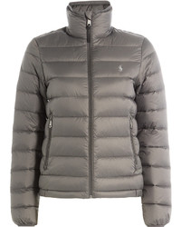 ralph lauren grey puffer jacket