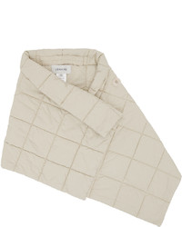 Lemaire Beige Wadded Scarf