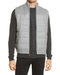 Amicale Quilted Wool Cashmere Vest