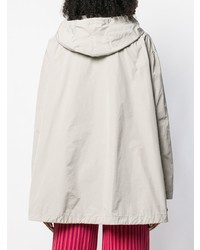 Aspesi Grey Hooded Raincoat