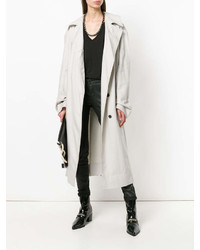 Haider Ackermann Long Buttoned Trench Coat