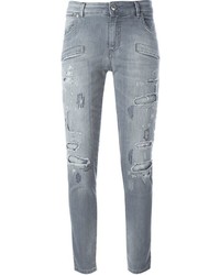 PIERRE BALMAIN Distressed Skinny Jeans