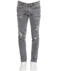 Dolce & Gabbana 165cm Destroyed Stretch Denim Jeans