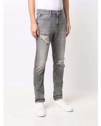 Calvin Klein Jeans Distressed Slim Tapered Jeans