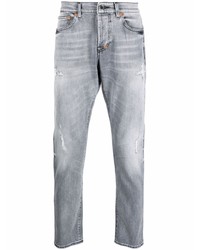 PRPS Distressed Straight Leg Jeans