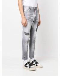 DSQUARED2 Distressed Tapered Leg Jeans