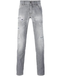 Dolce & Gabbana Distressed Straight Jeans