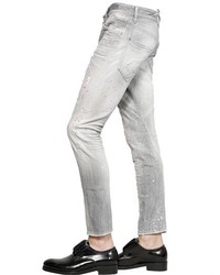 DSQUARED2 16cm Sexy Twist Grey Wash Denim Jeans