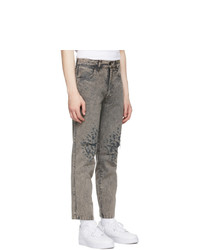 Liberal Youth Ministry Grey Destroyed Jeans